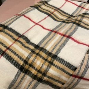 NWOT Preston & York plaid scarf with fringe